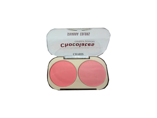 Sivanna colors Chocolate Contour pink powder Blusher Pink and Light Pink