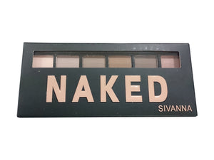 Sivanna Colors Semi Matte Eyeshadow kit (Smokey Naked Natural Pink Brown)