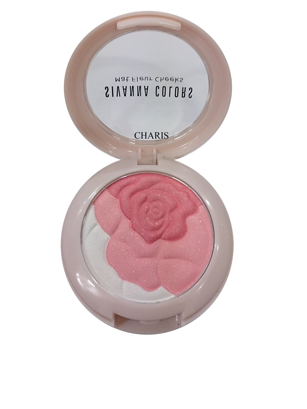 Sivanna Colors Mat Fluer Blusher (Flower Shaped Multi Colored Blusher With Applicator And Mirror)