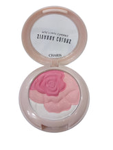 Load image into Gallery viewer, Sivanna Colors Mat Fluer Blusher (Flower Shaped Multi Colored Blusher With Applicator And Mirror)