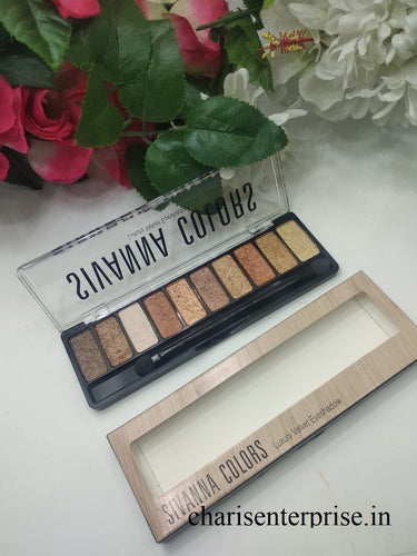 A Sivanna colors Luxury Velvet Eyeshadow Kit